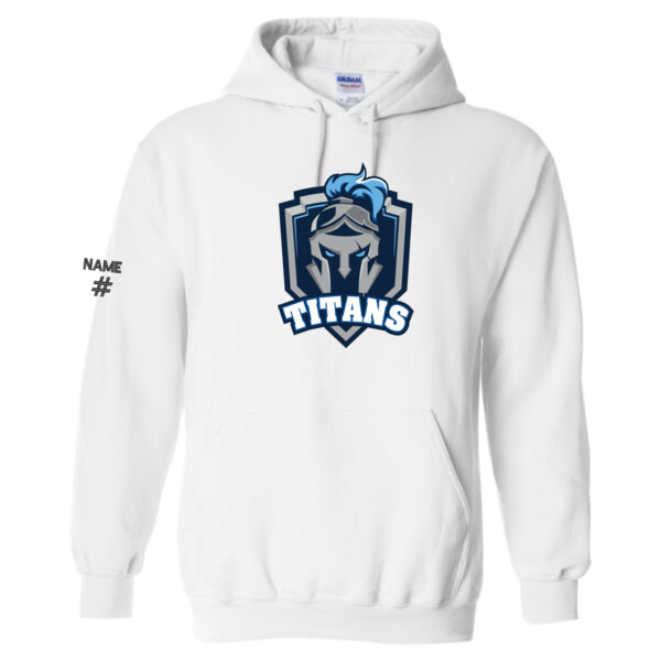 Gildan Unisex Crest Printed Hoodie Thumbnail