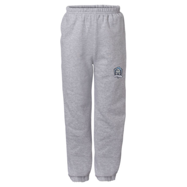 Gildan Youth Emblem Embroidered Joggers Thumbnail